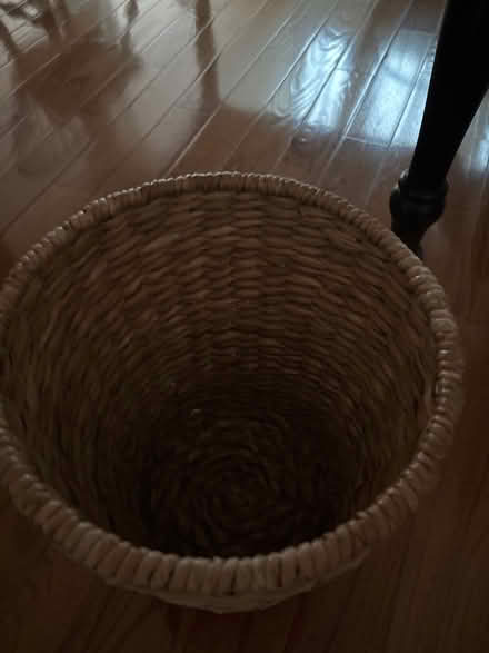 Photo of free Pottery Barn Seagrass wastebasket (Langhorne, PA) #3