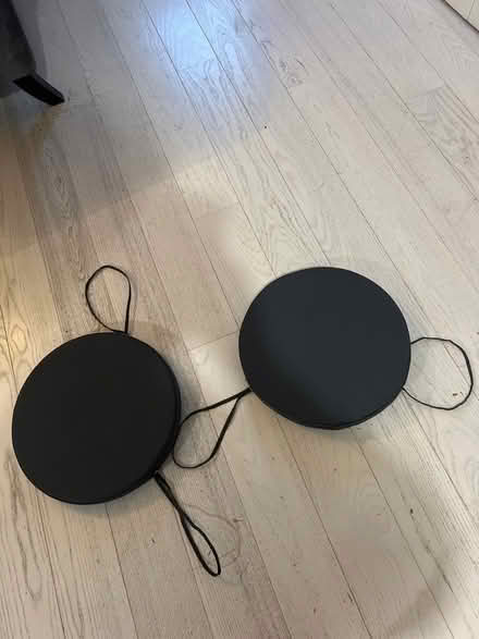 Photo of free Two circular cushions for outdoor furniture (Loughton IG10) #1