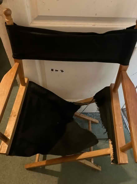 Photo of free Directors chair - torn seat (Billesley B28) #2