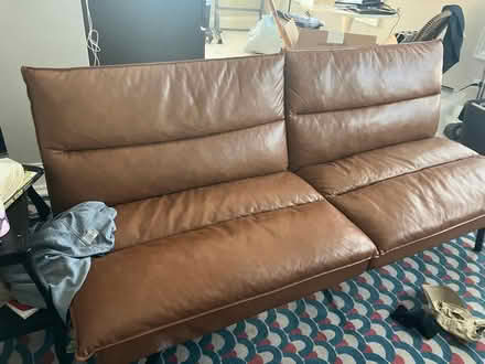 Photo of free Leather Futon (Rogers Park) #2