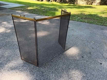 Photo of free Fireplace Screen - Freestands,Folds (Pound Ridge) #2