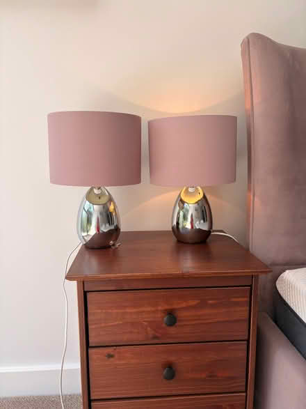 Photo of free Pair bedside lamps (Parkstone Golf Club BH14) #1