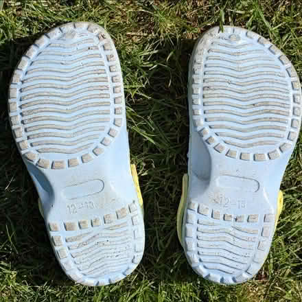 Photo of free Child’s Flower Patterned Garden Mules (Size 12-13) (Hall i' th' Wood BL2) #2