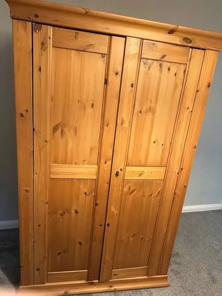 Photo of free IKEA Pine Wardrobe (Kinmel Bay LL18) #1
