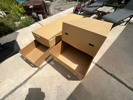 Photo of free Large storage boxes or play (Redwood City, Woodside Plaza) #1