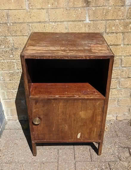 Photo of free Bedside Cabinet (Needs TLC) (PL4 Greenbank.) #1