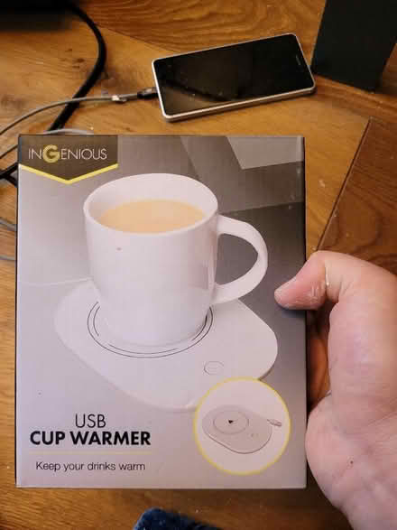 Photo of free USB cup warmer with USB-A end (Timperley WA15) #1