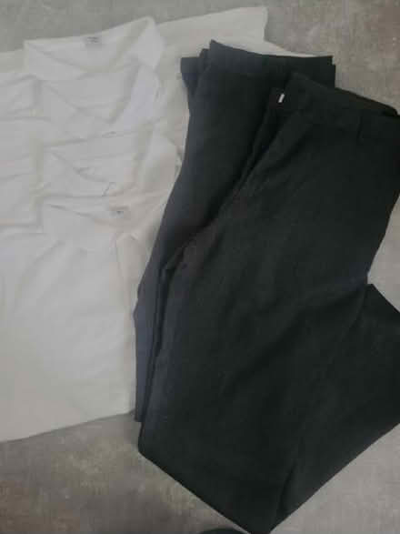 Photo of free Boys school uniform 13-14 polo grey pants (West Derby L11) #1