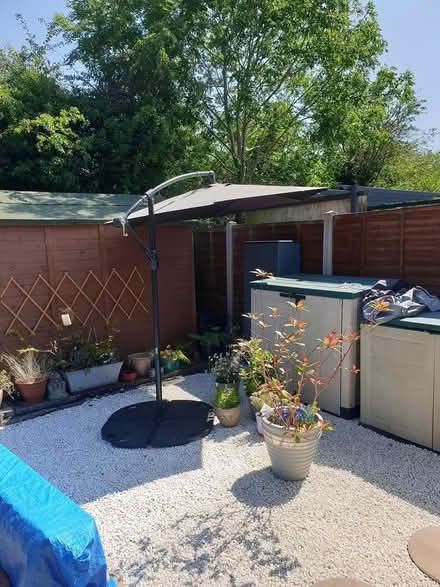 Photo of free Cantilever parasol with weights (Harrogate HG2) #1