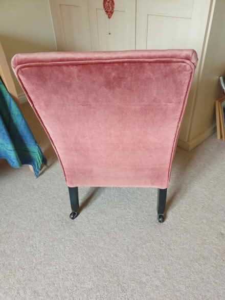 Photo of free Easy chair (low & old) and cushion (Trowbridge BA14) #3