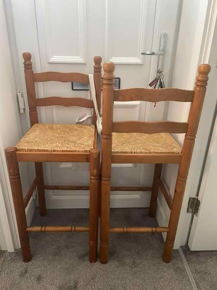 Photo of free 2x wooden stools (Barnsley S70) #3