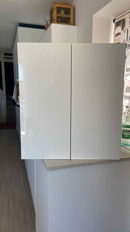 Photo of free White ikea bathroom cabinet (Forest Green GL6) #1