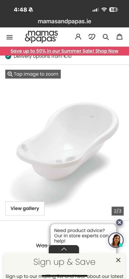 Photo of free Baby bath (Tallaght) #1