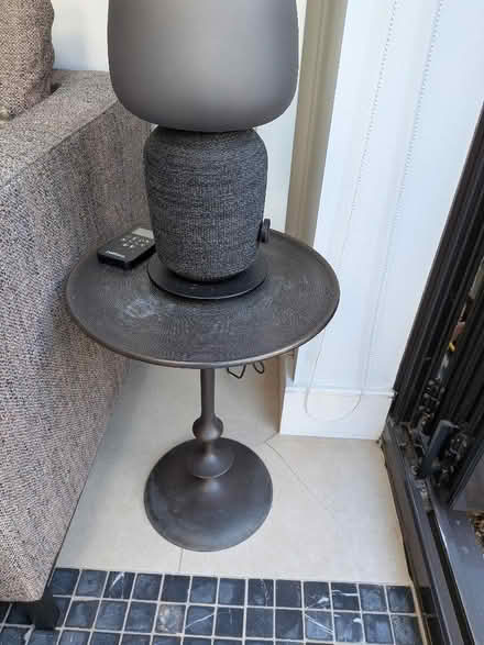 Photo of free Metal coffee table. Lamp not included (Clapham Common SW11) #1
