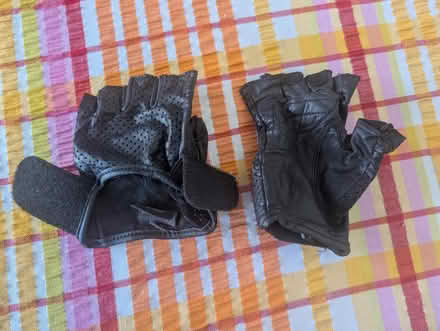 Photo of free Fingerless motorcycle gloves (small) (West Farleigh ME15) #1