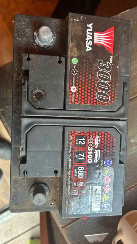 Photo of free Car battery (Crosby L22) #2