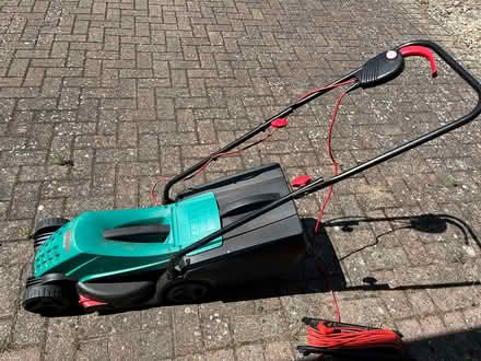 Photo of free Bosch Rotak 320 ER corded Lawnmower (Sudbury, Suffolk) #1