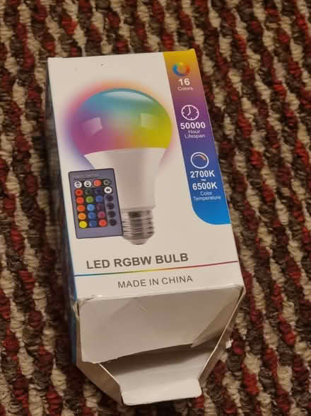 Photo of free Colour changing light bulb (Felixstowe, IP11) #1