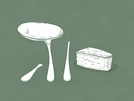 Photo of Serving Spoons and cake slices (Mackworth Estate DE22) #1
