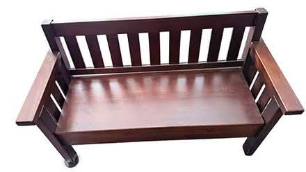 Photo of free wood bench with storage (cold spring village) #1
