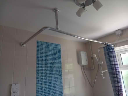 Photo of free Corner Shower Curtain Rail (St. Agnes TR5) #1