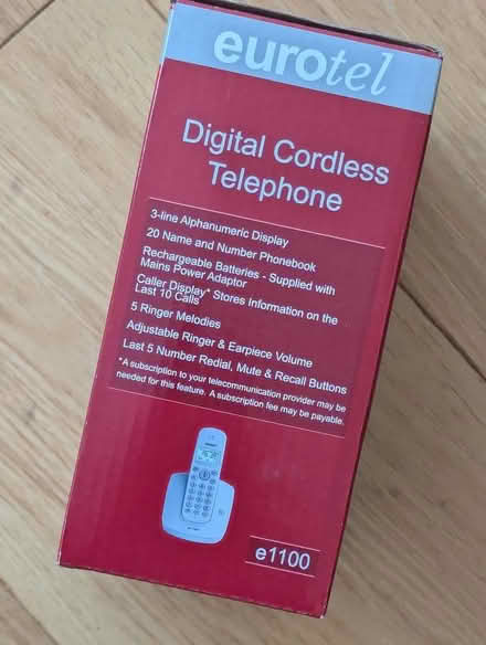 Photo of free Cordless landline telephone (Battle RG30) #2