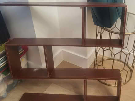 Photo of free Brown wall shelf with hardware (Petworth) #1