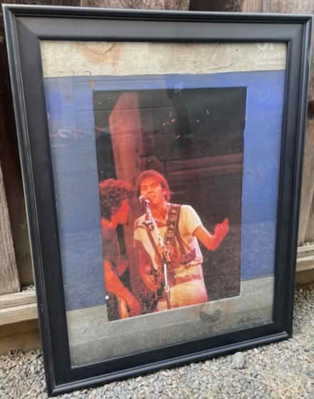 Photo of free Framed Neil Young Photograph (Near downtown Mtn View) #1
