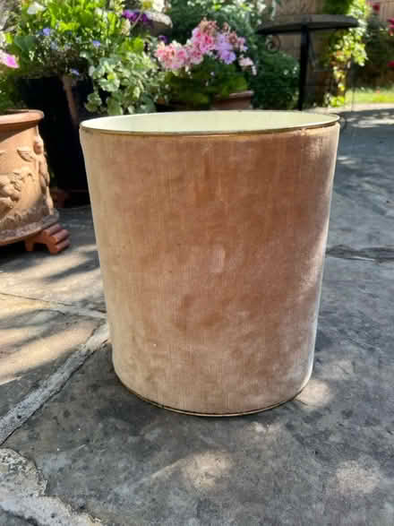 Photo of free Waste paper bin with velvet cover (Notting Dale W11) #1