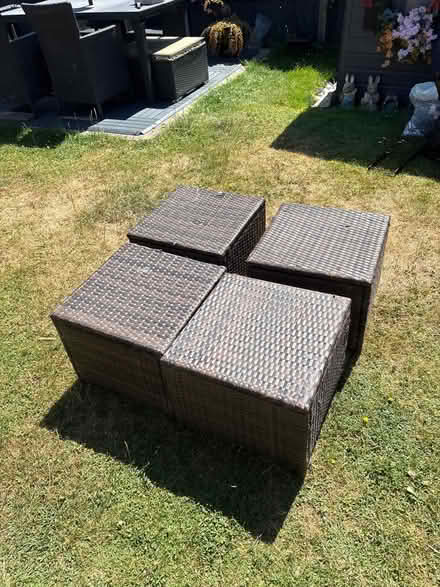 Photo of free rattan boxes tables (Hereford HR2) #1