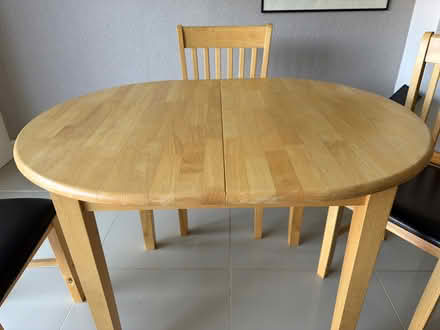 Photo of free Wooden Table and four chairs (Innsworth GL3) #4