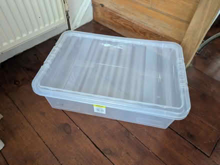 Photo of free Plastic storage with lid (Brighton BN2) #2