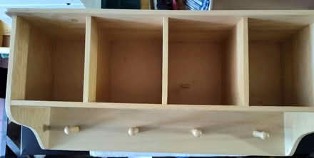 Photo of free Hanging wooden cubby and coat rack (Saugus) #1