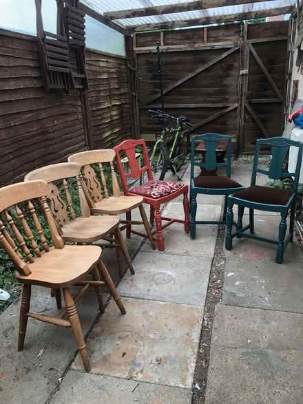 Photo of free six assorted dining chairs (Sprowston NR7) #1
