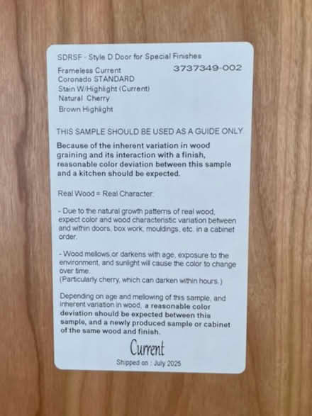 Photo of free 5 New Cabinet Doors 14 x 17 inches (Near downtown Mtn View) #2