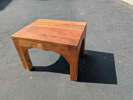 Photo of free Very sturdy wooden stool (Eastchester, NY) #1