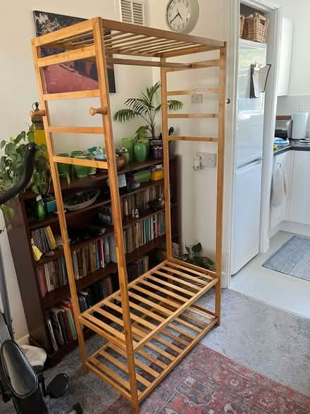 Photo of free bamboo clothes rack/wardrobe (Kings Langley WD4) #1