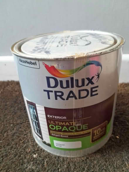 Photo of free Dulux exterior opaque 3/4 full (Burgess hill RH15) #1