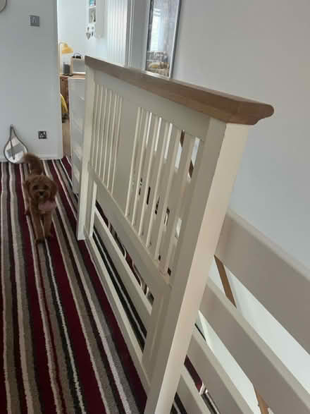 Photo of free Oak top double headboard (Cm120tb) #1