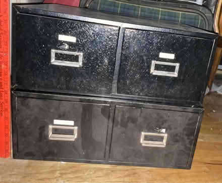 Photo of free Metal drawers (set of 4 drawers) (Chelsea, mid 20s near 10th ave) #1