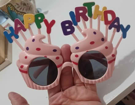 Photo of free Happy birthday glasses (Urmston Lane M32) #1