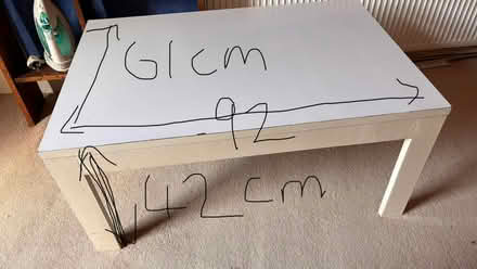Photo of free A white coffee table (Acocks Green B25) #2