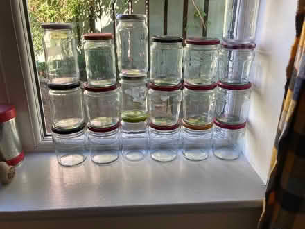 Photo of free 19 dishwasher cleaned jam jars (Blackford EH9) #1