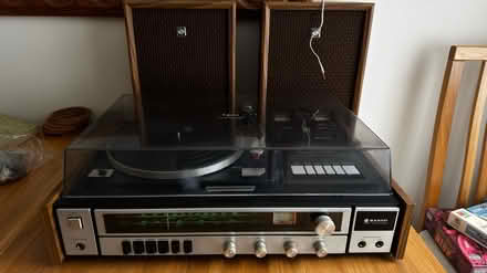 Photo of free Vintage record player & speaker (Addlestone/row Town (KT15)) #1