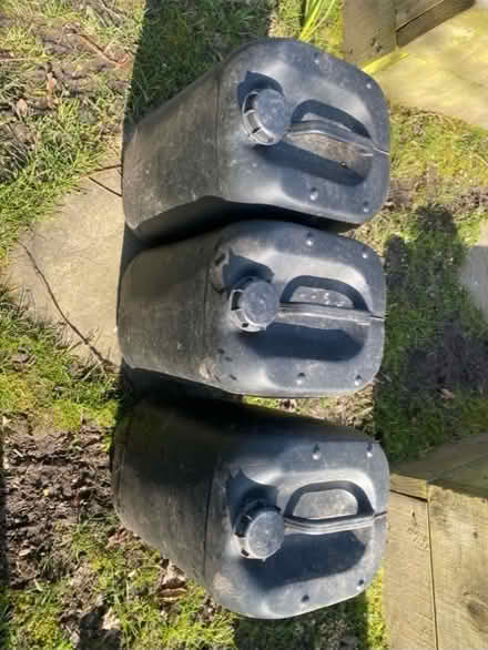 Photo of free 3 x 25 litre containers (Netley Marsh, SO40) #1