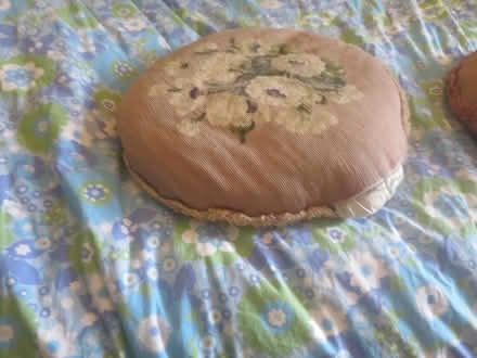 Photo of free Round embroidered cushions x2 (Springbourne BH1) #1
