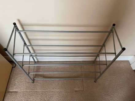Photo of free Large metal shoe rack (Talbot Village BH10) #4