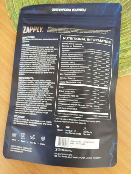 Photo of free ZAPPLY Dietary Supplements (Loughton IG10) #3