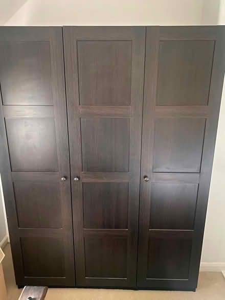 Photo of free Brown IKEA wardrobe (Cookham Rise SL6) #1