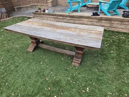 Photo of free Large solid table (Marinwood (San Rafael)) #2
